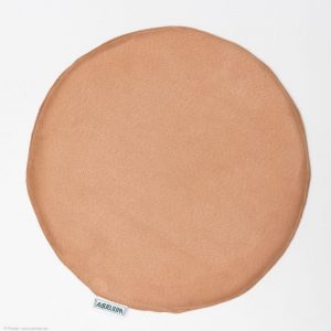 Stolsdyna, beige, i mockaimitation