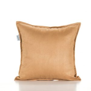 Kuddfodral, beige, i naturtrogen mockaimitation