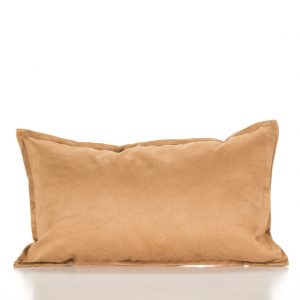 Kuddfodral, beige, i naturtrogen mockaimitation